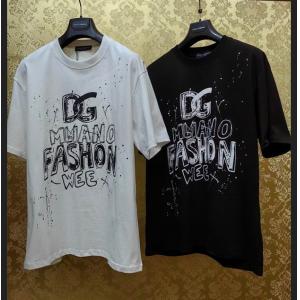 コーデに新しさが混在する  ドルチェ＆ガッバーナ Dolce&Gabbana シックスタイリングに挑戦半袖Tシャツ_ブランド コピー 激安(日本最大級)