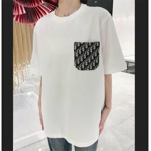 引き続きトレンドDIOR ディオール スーパーコピー tシャツ 2色展開 高級感を漂わせ シンプルで清楚な雰囲気