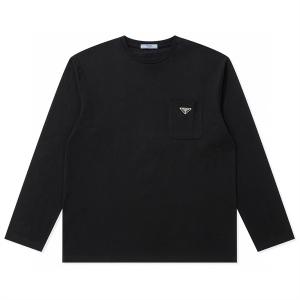 おしゃれも譲れない PRADA プラダ 秋冬  長袖Tシャツ...