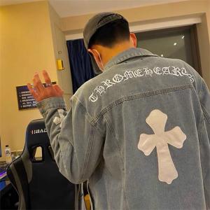 CHROME HEARTS  クロムハーツデニムジャケットコ...