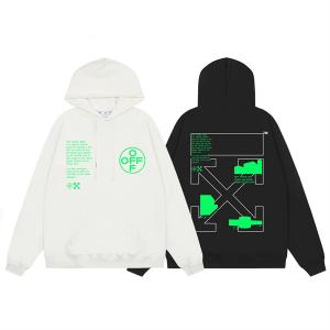 首胸ロゴ OFF-WHITE 秋冬季超人気 パーカー オフホ...