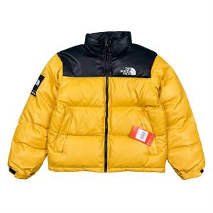 Supreme x The North Face 17fw  Leather Nuptse Jacket  冬ファッションコーデの幅も広がる シュプリーム  ダウンジャケット コピー 激安(日本最大級)