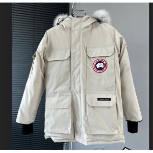 カナダグース ダウンコピー メンズ Canada Goose 'Chateau' Slim Fit Genuine Coyote  通販ショッピング