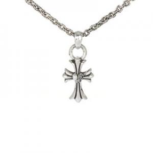 CHROME HEARTS スーパーコピー ネックレス 高品質 シルバー クロス ペンダント クロムハーツ レプリカ ゴシック スタイル通販ショッピング