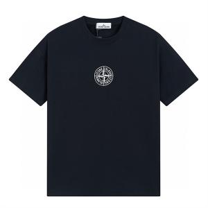 STONE ISLAND  偽物 Tシャツ 上質さ コンパスパッチ メンズ カジュアル コットン素材 ストーンアイランド_スーパーコピーブランド激安通販 専門店