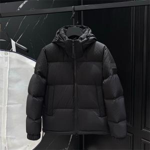ルイヴィトン コピー シックブラック ダウンジャケット ショルダーレザー切替 LOUIS VUITTON