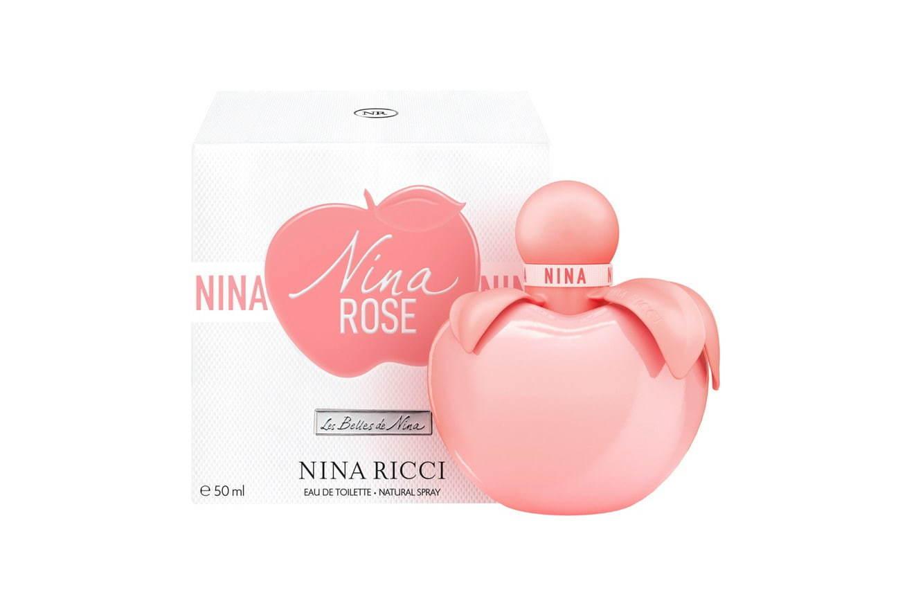 ニナ リッチ新香水“デリシャス”フローラルの香り「ニナ ローズ」バブルガムピンクのボトル コピー