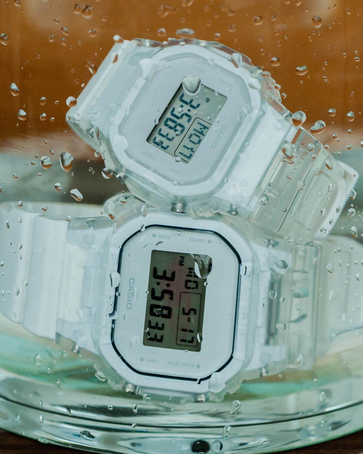 G-SHOCK/BABY-G×ビームス/ビームス ボーイ、ホワイト＆クリア素材の新別注モデル コピー